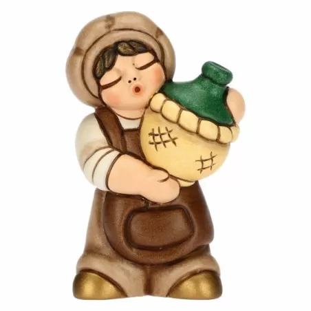 Oste con damigiana presepe classico, bianco - Thun