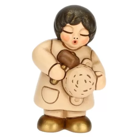 Venditore di pentole presepe classico, champagne - Thun