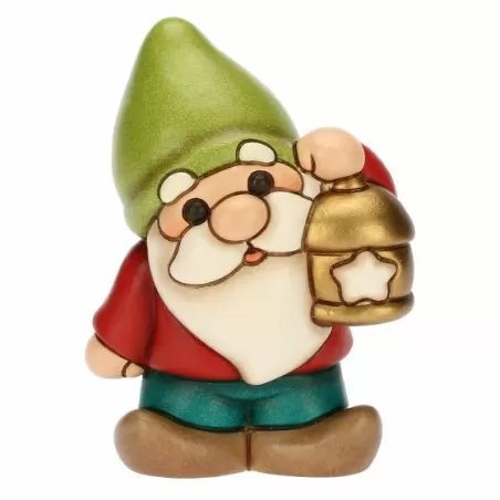 Gnomo Oliver con lanterna Bosco Magico - Thun