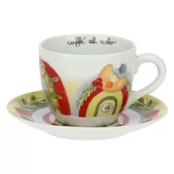 Tazza colazione con piattino Bosco Magico - Thun