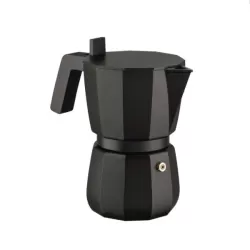 Moka, Caffettiera 6 Tazze nera - Alessi