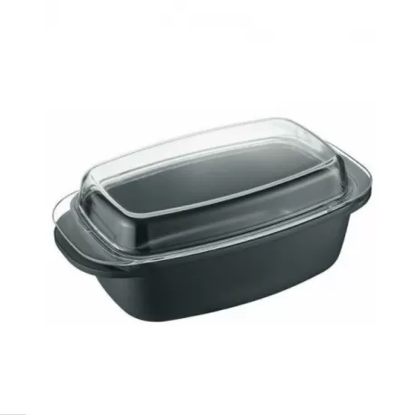 Rostiera Cm. 32x21 con coperchio vetro Gli speciali - Berndes