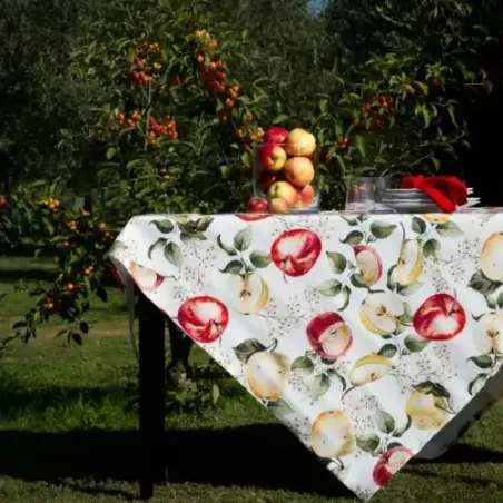 Mela, Tovaglia antimacchia Cm.320x150, 16 posti - Wosde