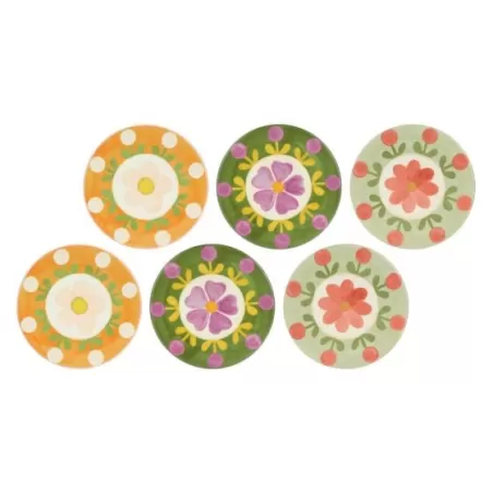 Set 6 sottobicchieri in ceranica e tappo in sughero Florianne - Thun