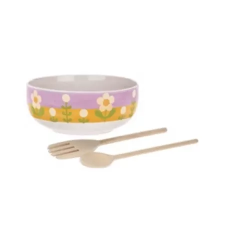 Ciotola con mestoli in legno Florianne - Thun