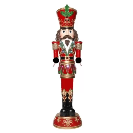 Soldatino schiaccianoci in resina Cm.92 decorazione di Natale - Lamart