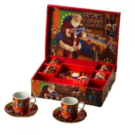 Set 6 tazze caffè Natale - Lamart