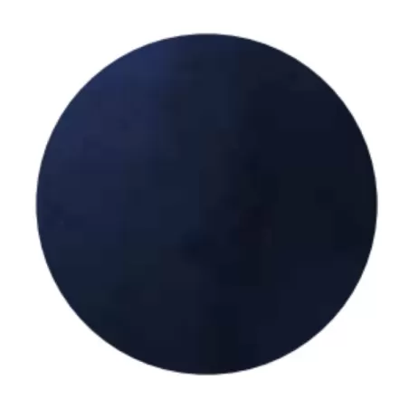 Set 2 dischi tondi in velluto Cm.33, Blu - Wosde