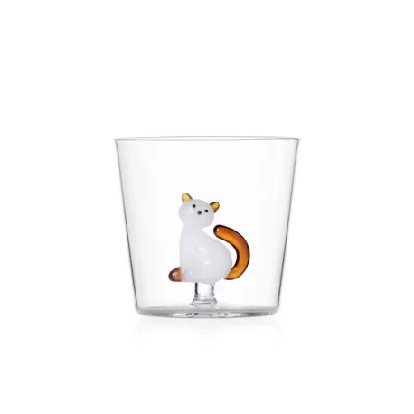 Tabby cat, Tumbler gatto bianco con coda ambra - Ichendorf