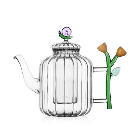 Botanica, Teiera ottica chiocciola e fiore ambra - Ichendorf