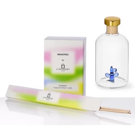 Memories, Profumatori + fragranza, Profumatore rugiada 250 ml + fragranza bamboo + bastoncini - Ichendorf