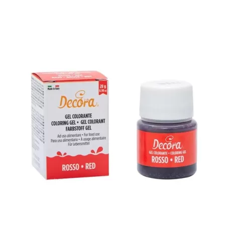 Colorante in gel Rosso 28 gr. - Decora