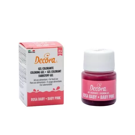 Colorante in gel Rosa 28 gr. - Decora