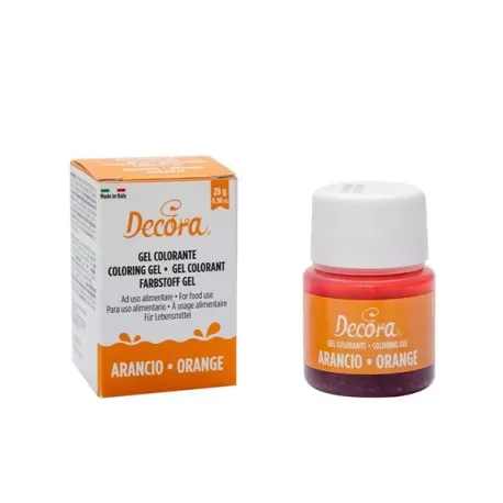 Colorante in gel Arancione 28 gr. - Decora
