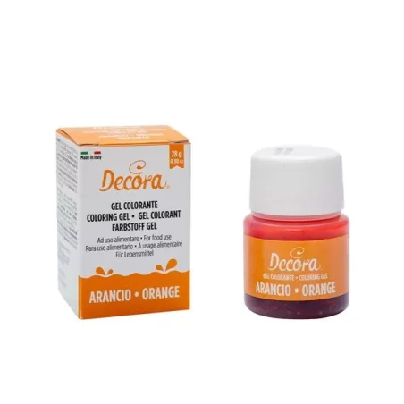 Colorante in gel Arancione 28 gr. - Decora