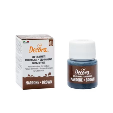 Colorante in gel Marrone 28 gr. - Decora