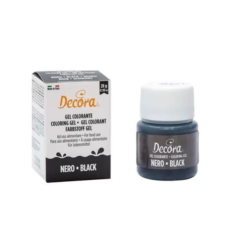 Colorante in gel Nero 28 gr. - Decora