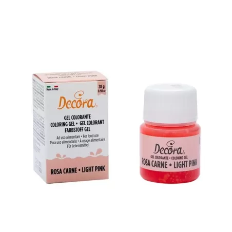 Gel colorante decora rosa carne 28 g - Decora