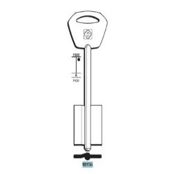 Chiave doppia mappa, Esety - 5EY34 - Silca