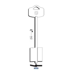 Chiave doppia mappa, Esety - 5EY22 - Silca
