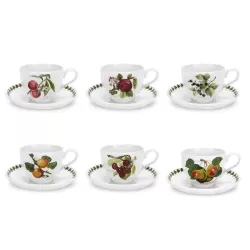 Pomona, Tazza tea con piatto 6 pezzi - Portmeirion