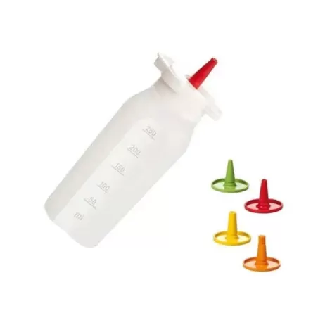 Flacone dosatore 250 ml, con 4 beccucci pres