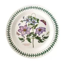 Botanic Garden, Piatto piano Clematis Florida - Portmeirion