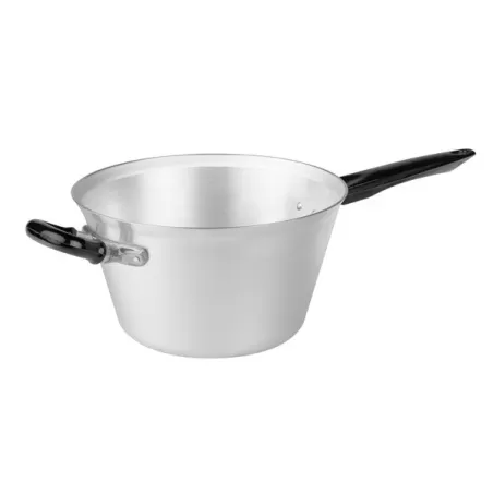 Paiolo per polenta in alluminio un manico bacalite cm. 30 - Agnelli