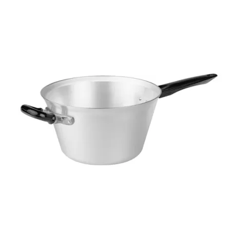 Paiolo per polenta in alluminio un manico bacalite cm. 28 - Agnelli