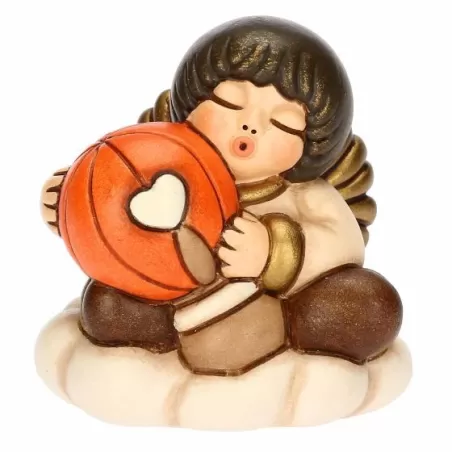 My Angel su nuvola con mongolfiera in ceramica - Thun