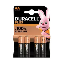 Batteria stilo duracell plus blister Pz.4