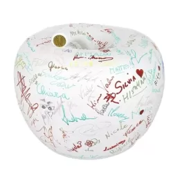 Write, Mela in ceramica Guest Book Grande - Eva - La mela del desiderio 2