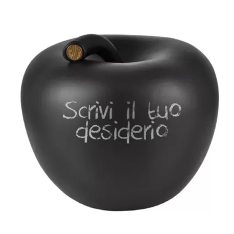 Write Lavagna, Mela in ceramica Guest Book Grande - Eva - La mela del desiderio