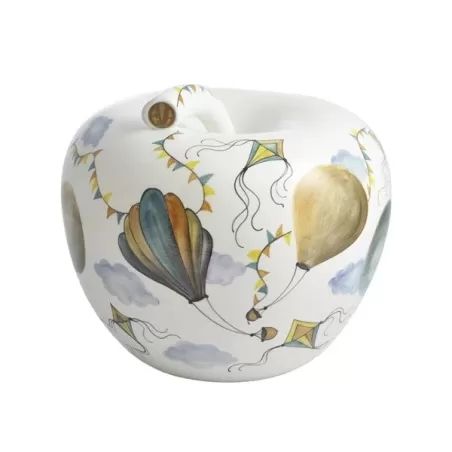 Decor, Mela in ceramica Aquiloni Piccola - Eva - La mela del desiderio