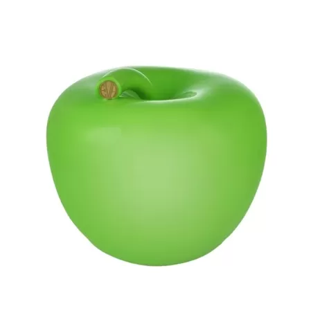 Monocolor Lucido, Mela in ceramica Verde Mela Piccola - Eva - La mela del desiderio