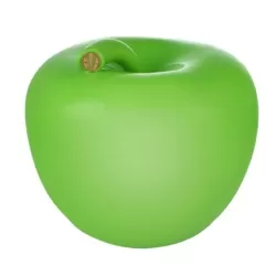 Monocolor Lucido, Mela in ceramica Verde Mela Grande - Eva - La mela del desiderio