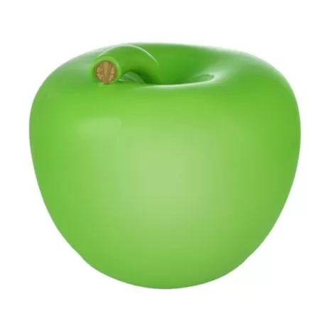 Monocolor Lucido, Mela in ceramica Verde Mela Grande - Eva - La mela del desiderio
