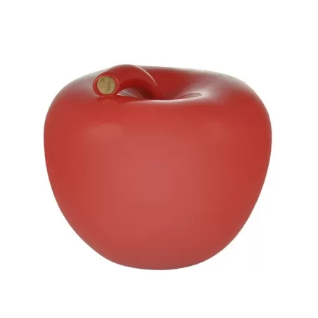 Monocolor Lucido, Mela in ceramica Rossa Piccola - Eva - La mela del desiderio