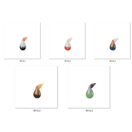 Press-Papier Tucano - Set 5 pezzi Cm. 8,5x6,5x13,5 h. - L'oca Nera