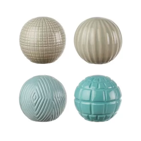 Sfera - set 4 pezzi Cm. 10x9,5 h. - L'oca Nera