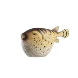 Pesce palla Tetradonte decorativo Cm. 25x12x13 h. - L'oca Nera