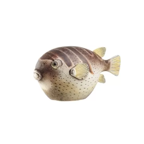 Pesce palla Colomesus decorativo Cm. 25x12x13 h. - L'oca Nera
