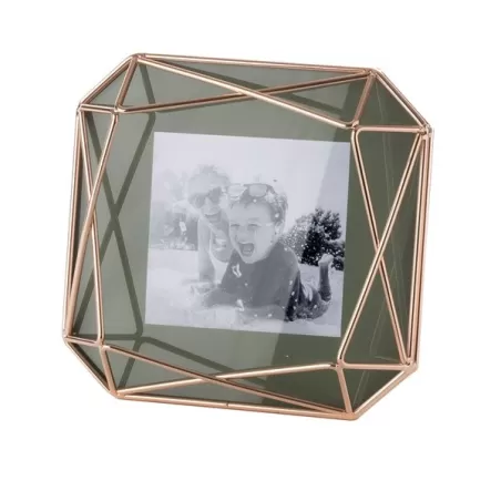 Portafoto quadrato verde Cm. 17,5x17,5x4 (10x10) - L'oca Nera