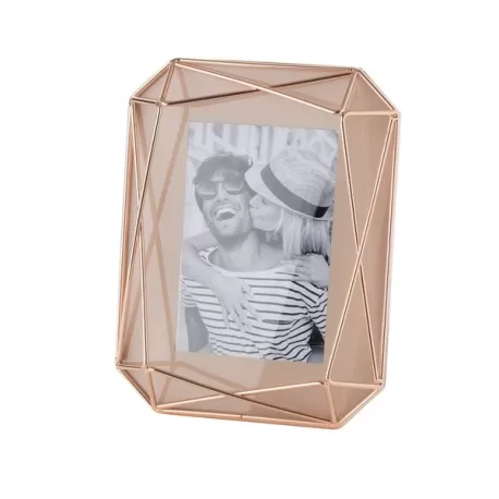 Portafoto rettangolare piccolo cipria Cm. 17,5x23x4 (10x15) - L'oca Nera