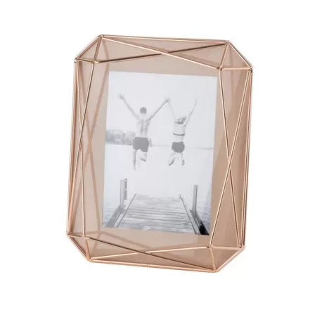 Portafoto rettangolare grande cipria Cm. 20,5x25,5x4 (13x18) - L'oca Nera