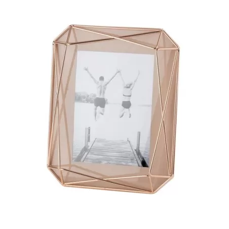 Portafoto rettangolare grande cipria Cm. 20,5x25,5x4 (13x18) - L'oca Nera