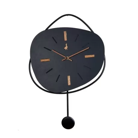 Orologio da parete con pendolo Cm. 40x60x4,5 - L'oca Nera