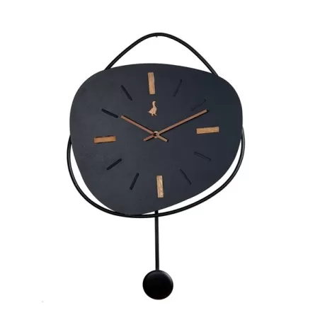 Orologio da parete con pendolo Cm. 40x60x4,5 - L'oca Nera