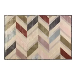 Tappeto con decoro a rilievo Cm. 80x200 - L'oca Nera