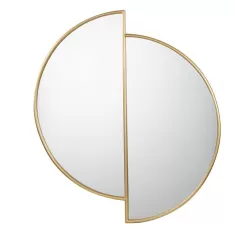 Specchiera semicerchi Cm. 80x90x2,5 - L'oca Nera